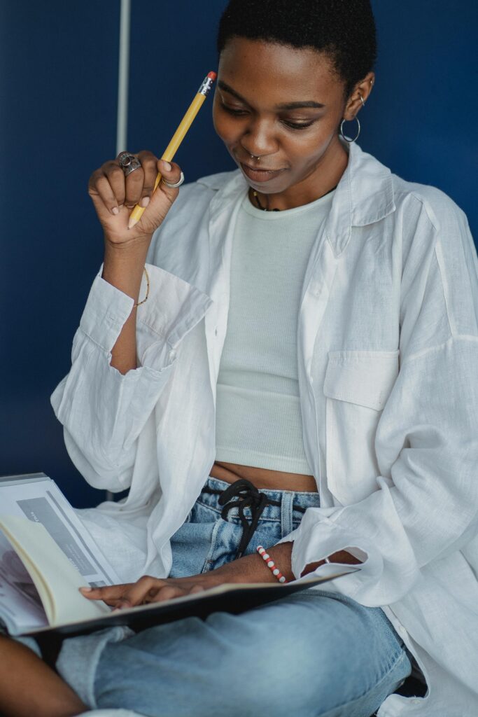 Sharp mind woman, recover from brain fog or cognitive decline