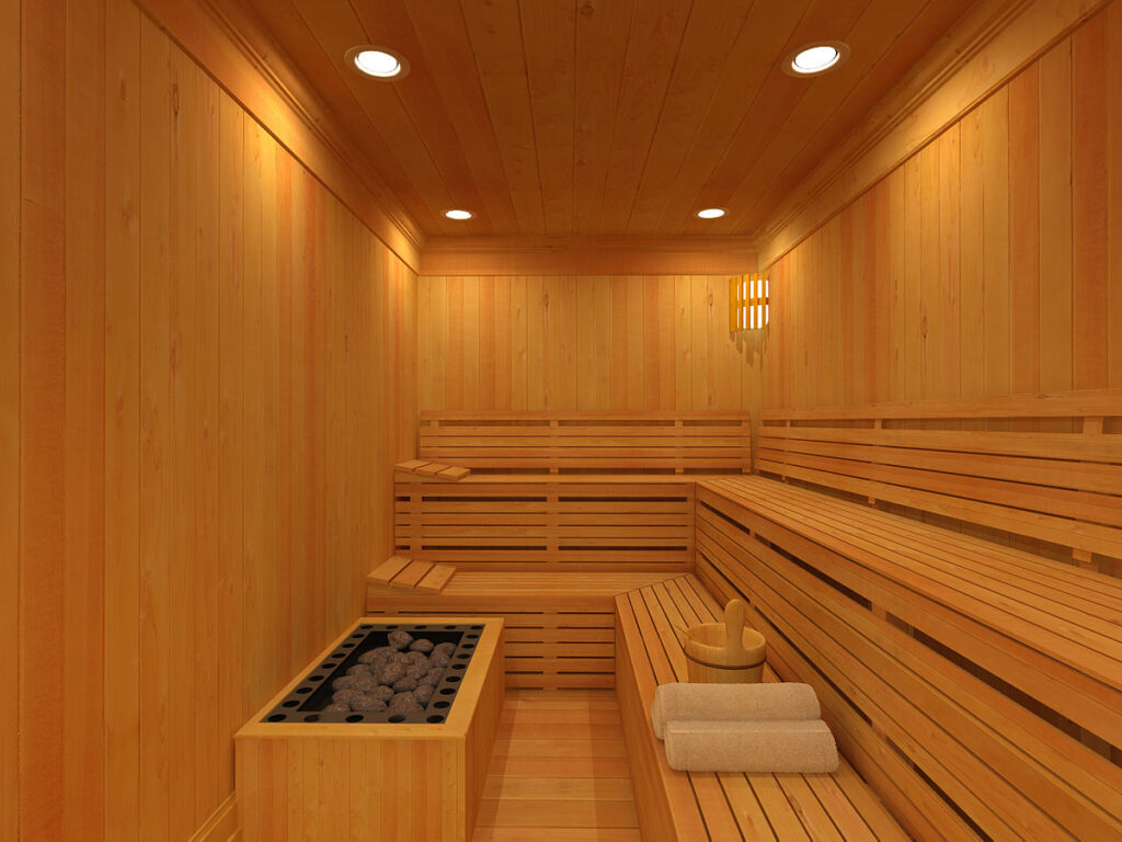 saunas, hot tubs, warm baths,