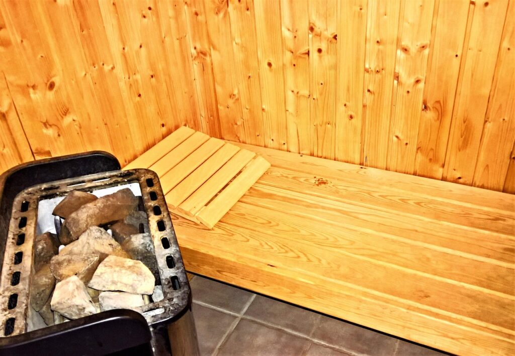 saunas, hot tubs, warm baths,